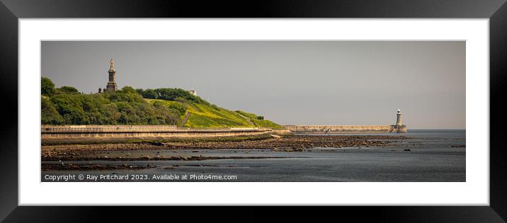 Panorama of Tynemouth  Framed Mounted Print by Ray Pritchard
