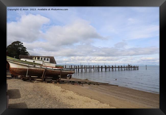 China camp state park, California Framed Print by Arun 