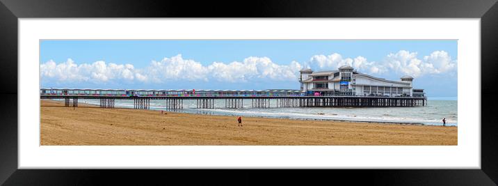 Weston super Mare Grand Pier  Framed Mounted Print by Alison Chambers