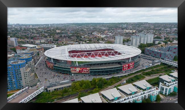 The Emirates Stadium Framed Print by Apollo Aerial Photography
