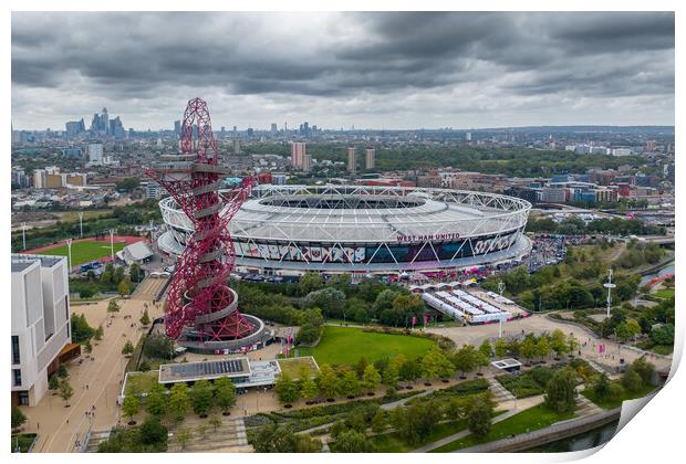 The City of London Stadium Print by Apollo Aerial Photography