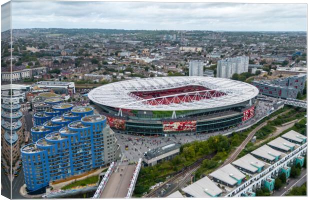 The Emirates Canvas Print by Apollo Aerial Photography