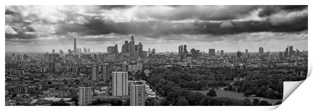 London City Skyline Print by Apollo Aerial Photography