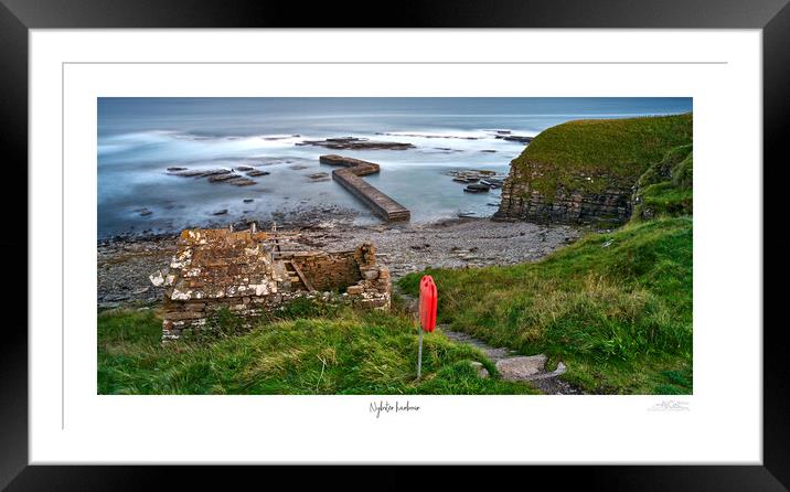 Nybster harbour Framed Mounted Print by JC studios LRPS ARPS