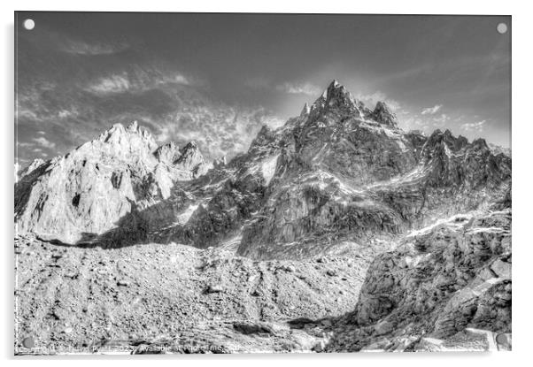 French Alps Vista  Acrylic by David Pyatt