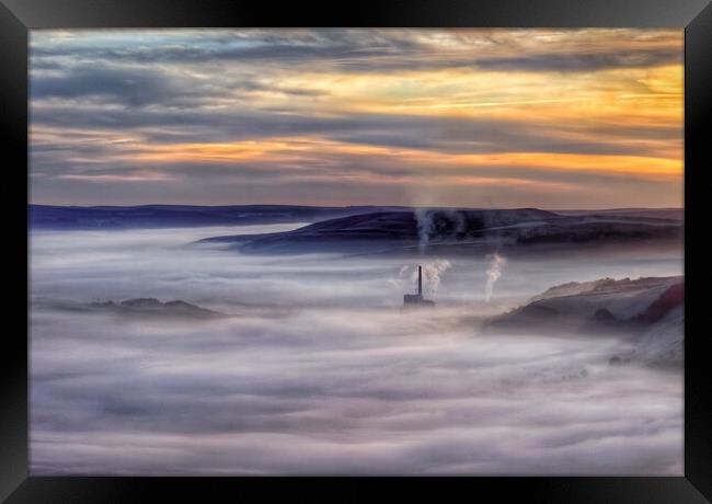 Hope Valley Sunrise  Framed Print by Darren Galpin