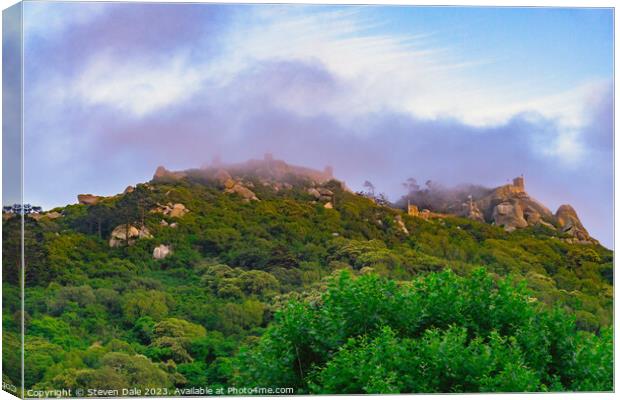 Castelo dos Mouros Sintra Portugal Canvas Print by Steven Dale