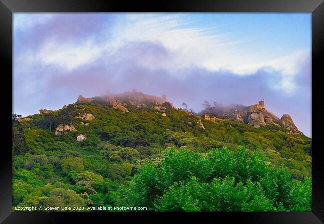 Castelo dos Mouros Sintra Portugal Framed Print by Steven Dale