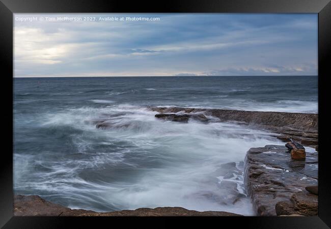 Moray Firth Long Exposure Seascape Framed Print by Tom McPherson