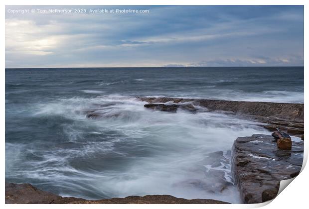 Moray Firth Long Exposure Seascape Print by Tom McPherson