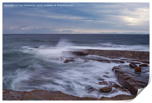 Moray Firth Long Exposure Seascape Print by Tom McPherson