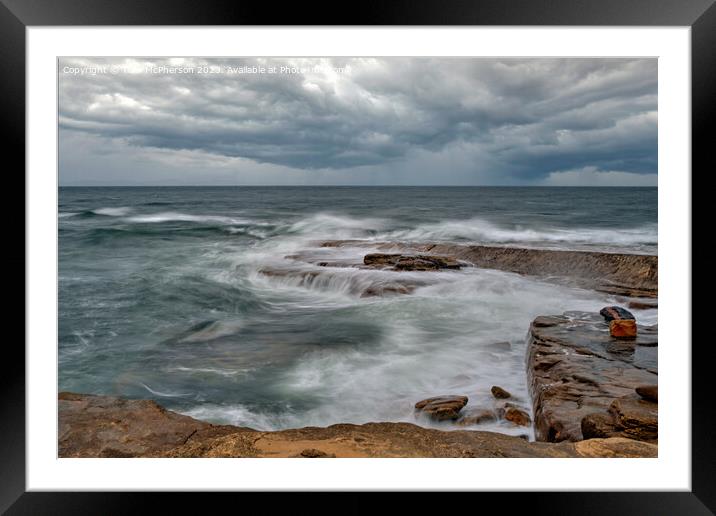 Burghead Seascape Framed Mounted Print by Tom McPherson
