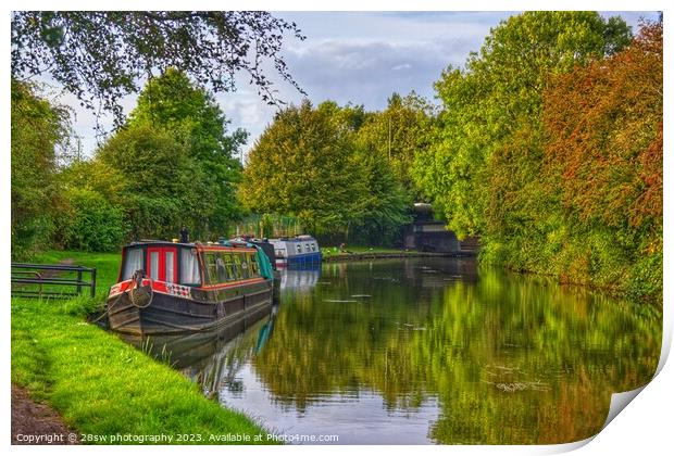 An Autumn by the Canal. Print by 28sw photography