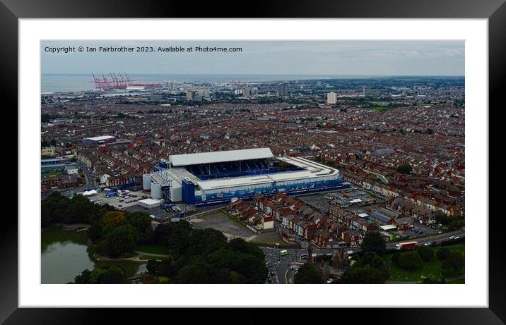 Goodison Park  Framed Mounted Print by Ian Fairbrother