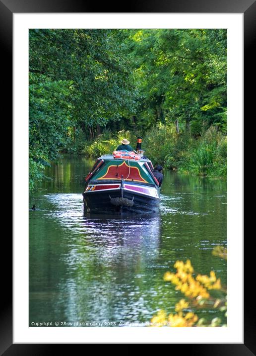 September Boating. Framed Mounted Print by 28sw photography