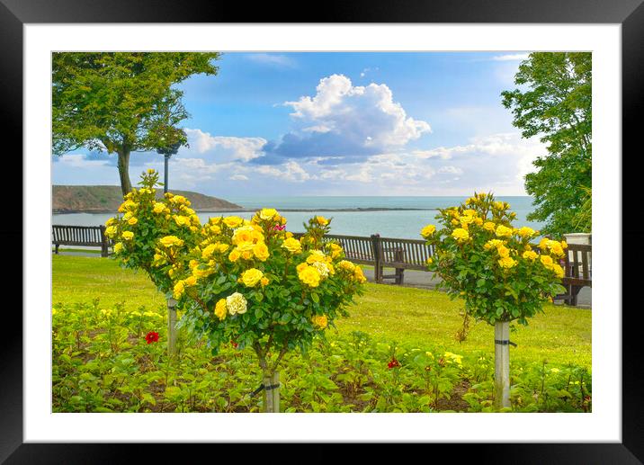Golden Wedding at Filey Framed Mounted Print by Alison Chambers