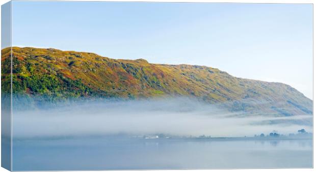 Misty Morning on Loch Fyne  Canvas Print by Rich Fotografi 