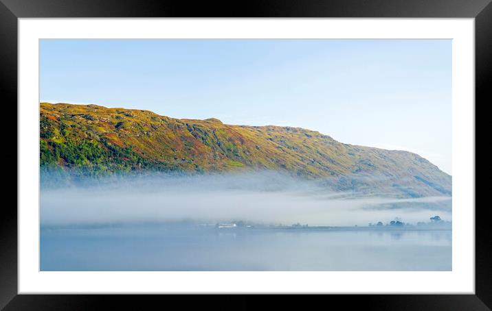 Misty Morning on Loch Fyne  Framed Mounted Print by Rich Fotografi 