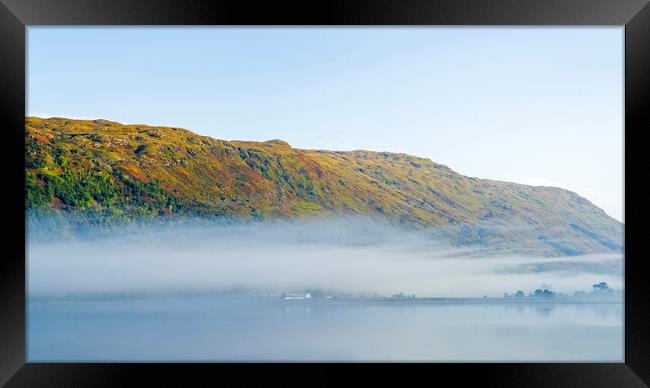 Misty Morning on Loch Fyne  Framed Print by Rich Fotografi 