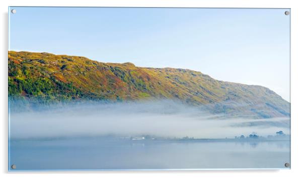 Misty Morning on Loch Fyne  Acrylic by Rich Fotografi 