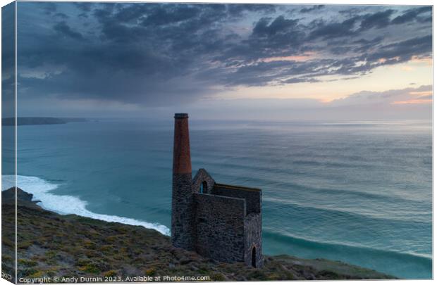 Wheal Coates and Towanroath Sunset Canvas Print by Andy Durnin