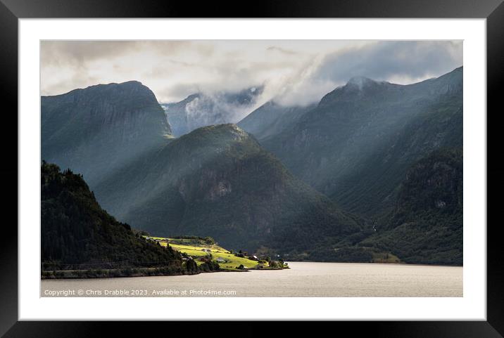 Sognefjord, Norway (13) Framed Mounted Print by Chris Drabble