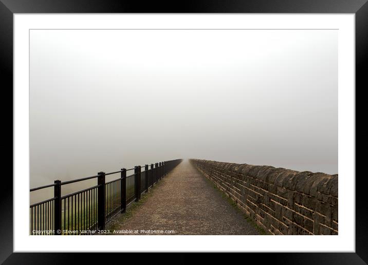 Path to nowhere Framed Mounted Print by Steven Vacher