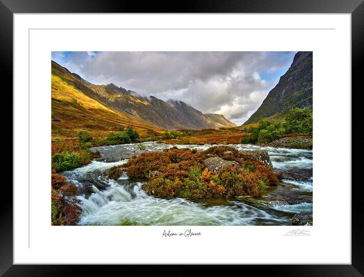 Autumn in  Glencoe Framed Mounted Print by JC studios LRPS ARPS