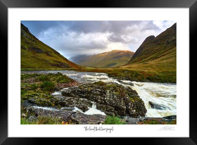 The land that time forgot Glencoe Etive Scotland Framed Print by JC studios LRPS ARPS