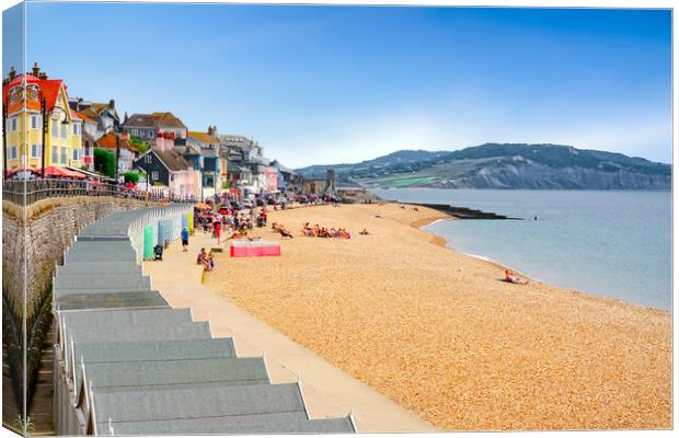 Lyme Regis  Canvas Print by Alison Chambers