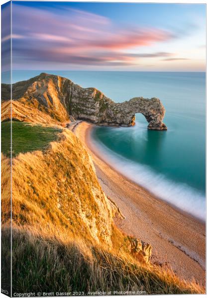 Durdle Door  Canvas Print by Brett Gasser