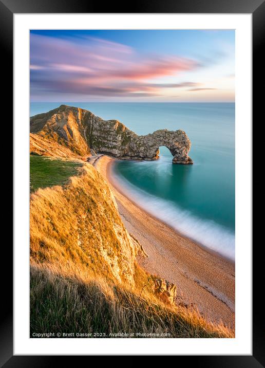 Durdle Door  Framed Mounted Print by Brett Gasser