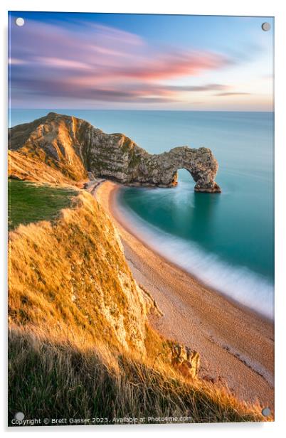 Durdle Door  Acrylic by Brett Gasser