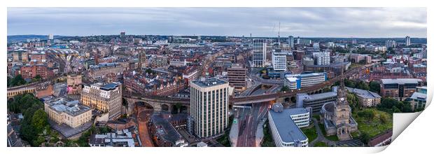 Newcastle Skyline Print by Apollo Aerial Photography