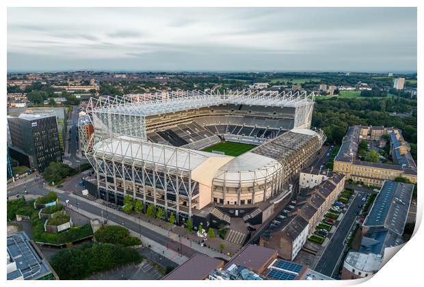 St James Park Print by Apollo Aerial Photography
