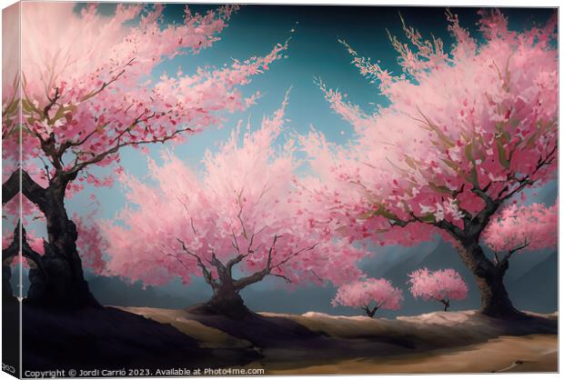 Serene Spring  - GIA-2309-1057-ABS Canvas Print by Jordi Carrio