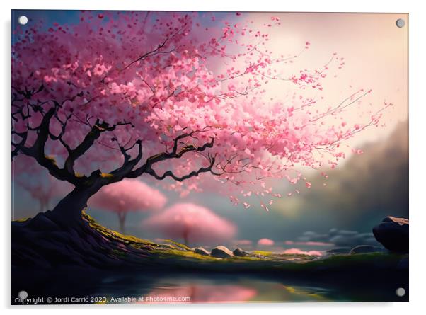 Renewal in Pink - GIA-2309-1060-ABS Acrylic by Jordi Carrio