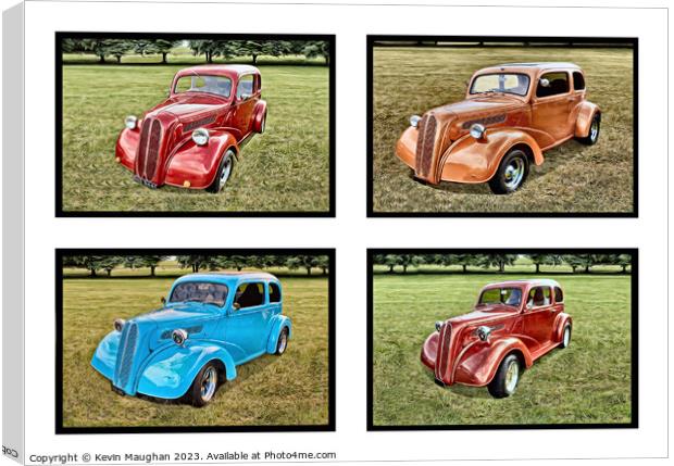 Ford Pop Hot Rod Art Form Canvas Print by Kevin Maughan