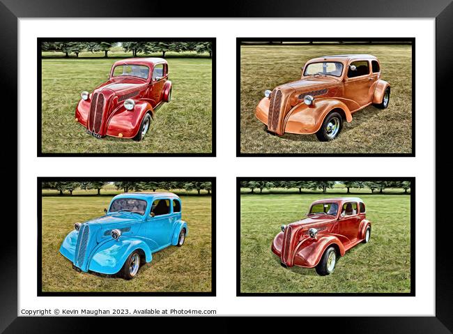 Ford Pop Hot Rod Art Form Framed Print by Kevin Maughan