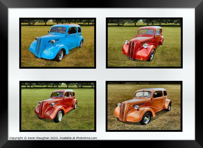 Ford Pop Hot Rods Original Images Framed Print by Kevin Maughan