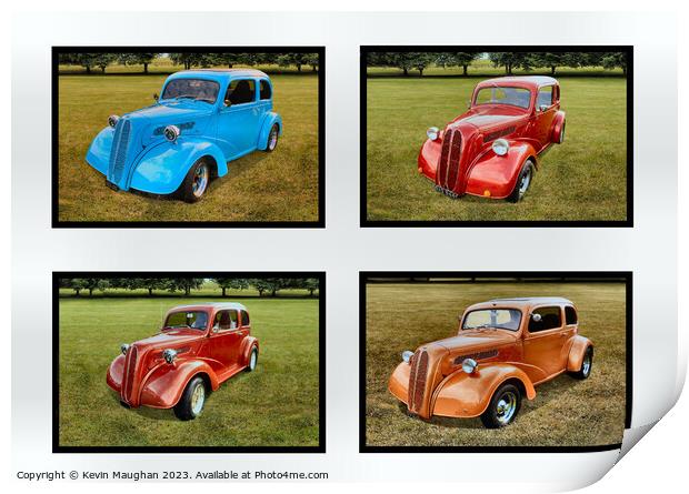 Ford Pop Hot Rods Original Images Print by Kevin Maughan