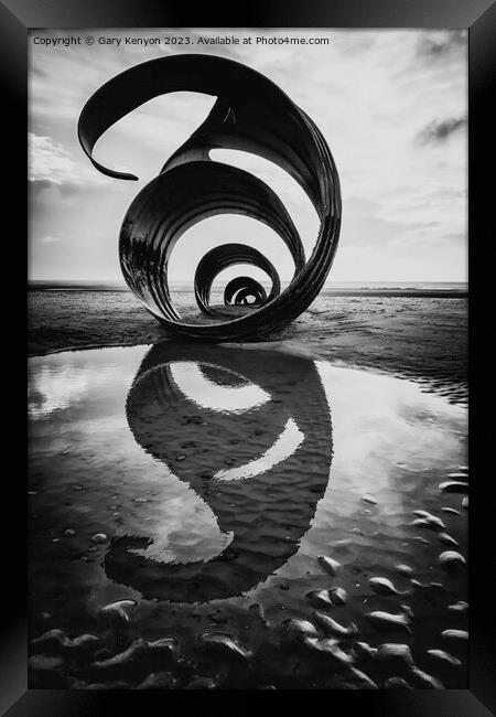 Mary's Shell refelcions  Framed Print by Gary Kenyon