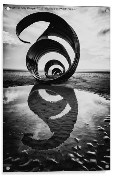 Mary's Shell refelcions  Acrylic by Gary Kenyon
