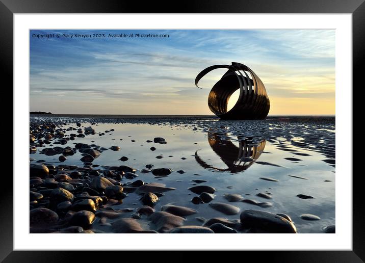 Mary's Shell At Sunset Framed Mounted Print by Gary Kenyon