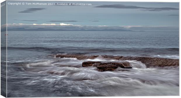 Moray Firth Shore Seascape Canvas Print by Tom McPherson