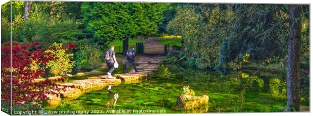 Highfields Steps - (Panorama.) Canvas Print by 28sw photography