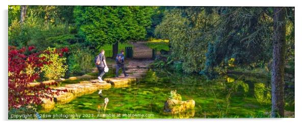 Highfields Steps - (Panorama.) Acrylic by 28sw photography