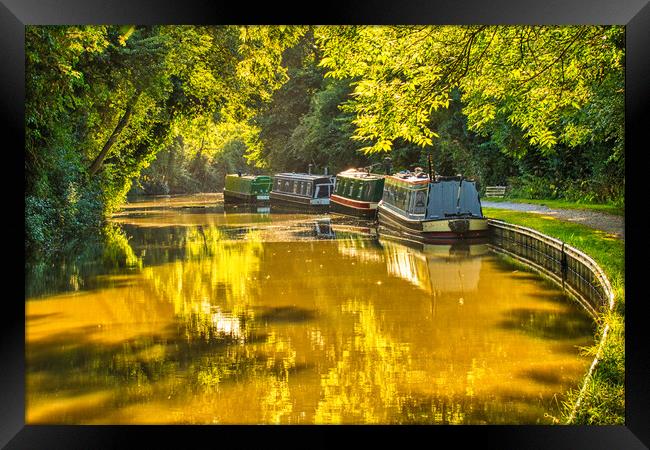 A sultry afternoon on the Canal Framed Print by Helkoryo Photography