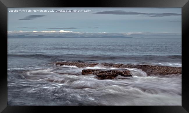 Moray Firth Long Exposure Seascape Framed Print by Tom McPherson