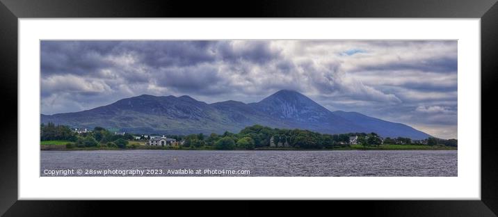 Croagh Patrick Dreaming - (Panorama.) Framed Mounted Print by 28sw photography